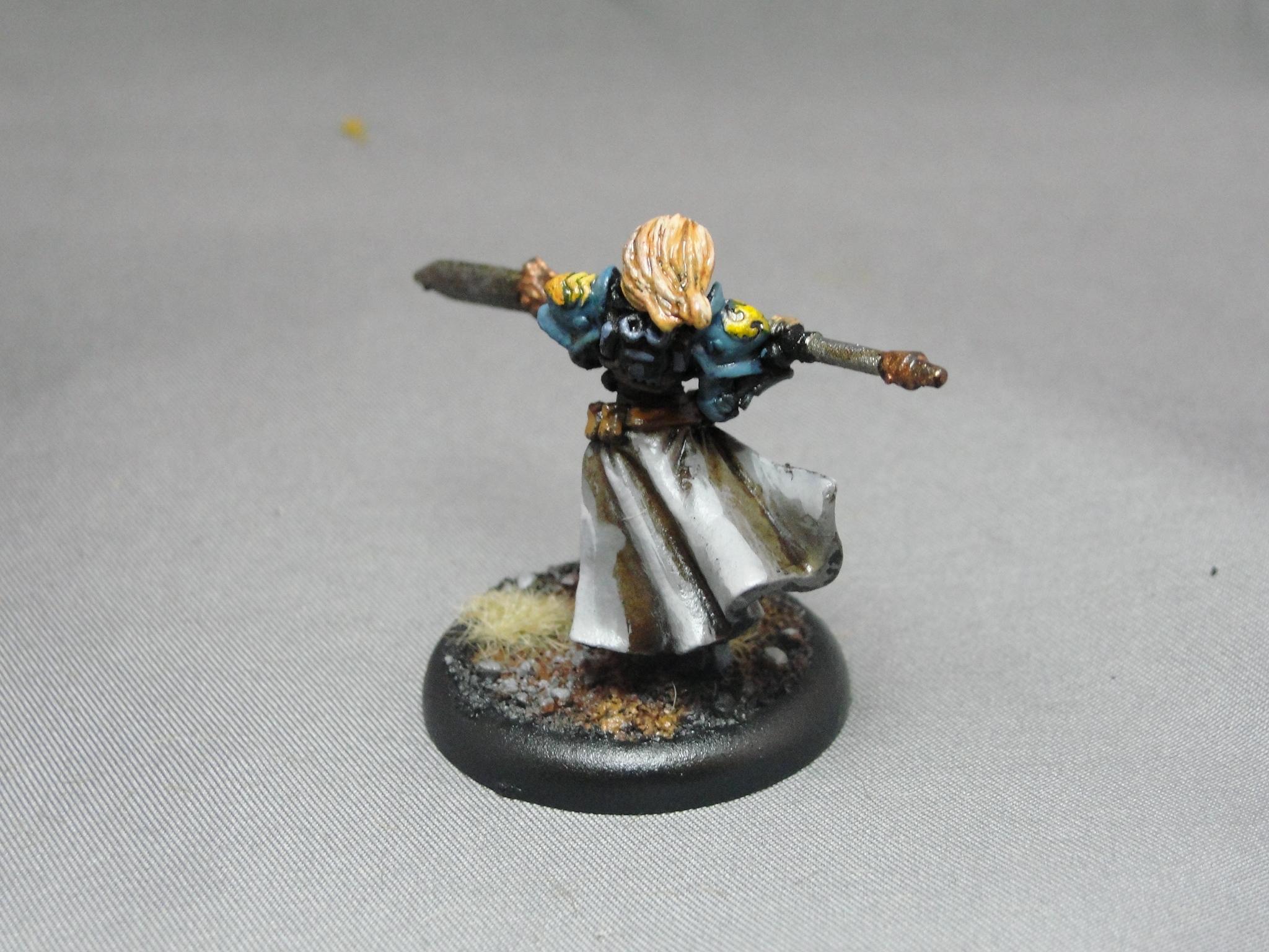 Figurine Warmachine : Captain Victoria Haley, Warcaster - Collection Jeu De Stratégie - Neuf Sous Blister
